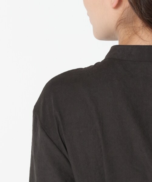 mysty woman（ミスティウーマン）の「【先行予約】エンパイアシャツワンピース（ワンピース/ドレス・レディース・ブラック/ライトベージュ/ダークベージュ・F）」の12枚目の写真