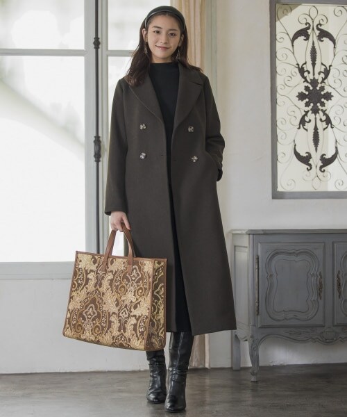 Andemiu（アンデミュウ）の「フェイクレザーカチューシャ（アクセサリー・ブラック/ベージュ）」の4枚目の写真