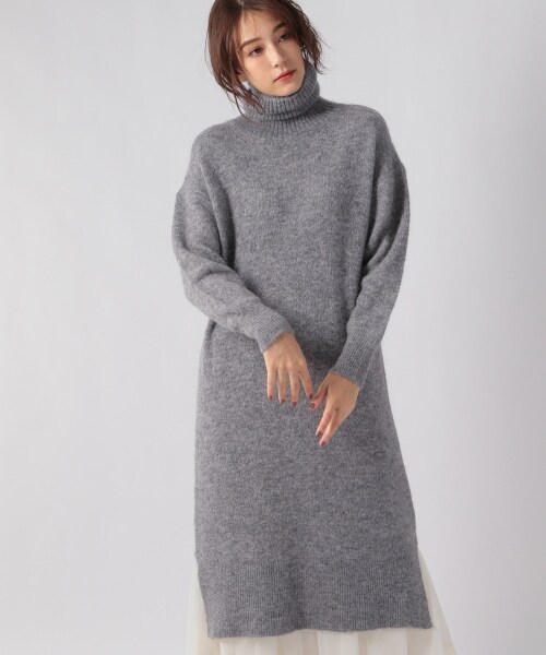 Ezick（エジック）の「ハイネックマキシニットワンピース（）」 - WEAR