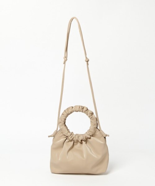 Heather（ヘザー）の「ギャザーハンドルＢＡＧ（バッグ・ホワイト/ベージュ/ライラック）」の13枚目の写真