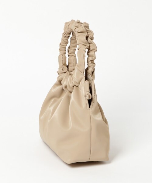 Heather（ヘザー）の「ギャザーハンドルＢＡＧ（バッグ・ホワイト/ベージュ/ライラック）」の11枚目の写真