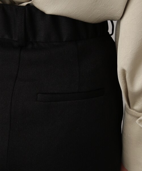 JEANASIS（ジーナシス）の「ハイウエストスリムフレアカラーパンツ（パンツ・アイボリー()/ブラック()/グリーン()/チェリーレッド()）」の14枚目の写真