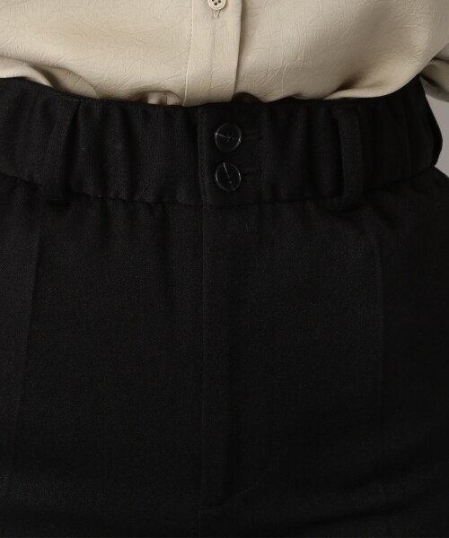 JEANASIS（ジーナシス）の「ハイウエストスリムフレアカラーパンツ（パンツ・アイボリー()/ブラック()/グリーン()/チェリーレッド()）」の11枚目の写真