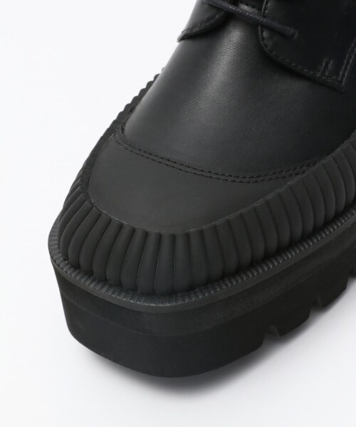 JEANASIS（ジーナシス）の「ビガーレースアップ（シューズ・ブラック/グレイッシュベージュ()）」の10枚目の写真