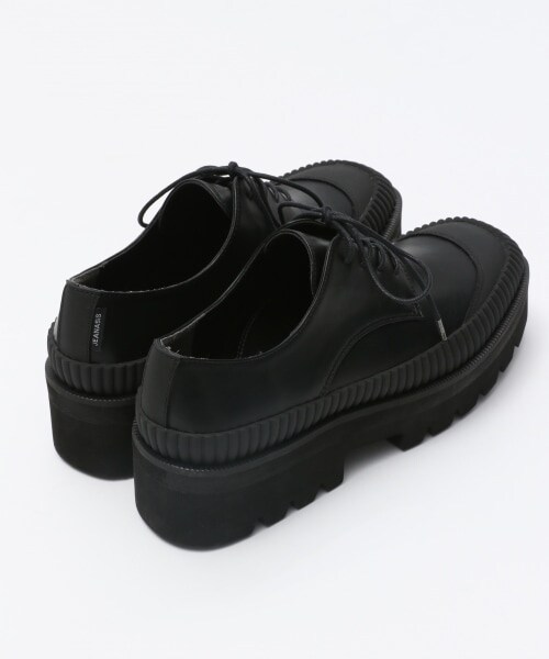 JEANASIS（ジーナシス）の「ビガーレースアップ（シューズ・ブラック/グレイッシュベージュ()）」の8枚目の写真