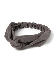 LAKOLE（ラコレ）の「コーデュロイワイドターバン（アクセサリー）」