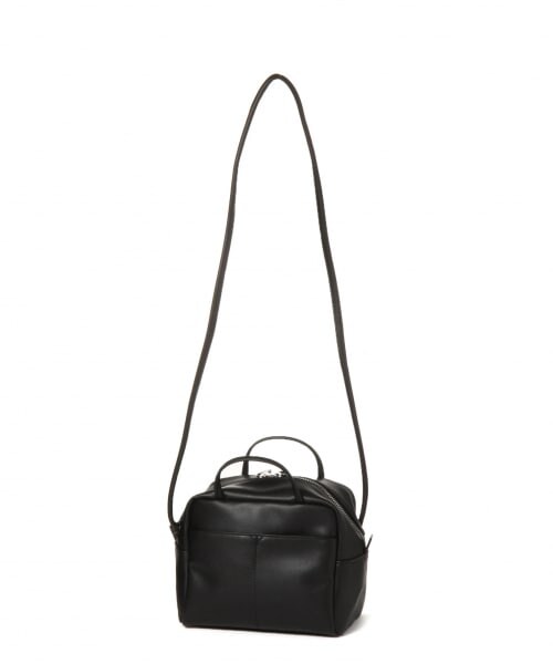 LEPSIM（レプシィム）の「フェイクレザースクエアミニボストン  