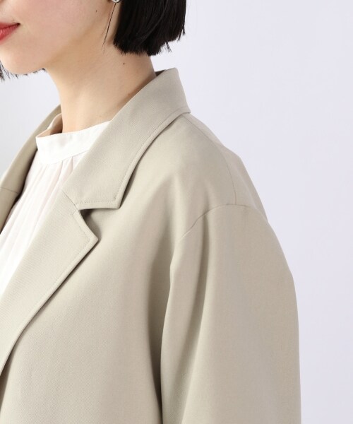 LOWRYS FARM（ローリーズファーム）の「ラナテックテーラードジャケット（ジャケット/アウター・アイボリー/グレーチェック/ブラウンチェック/グリーン）」の20枚目の写真