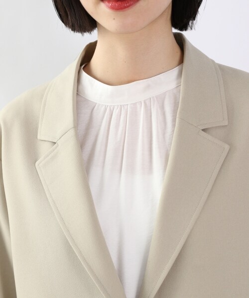 LOWRYS FARM（ローリーズファーム）の「ラナテックテーラードジャケット（ジャケット/アウター・アイボリー/グレーチェック/ブラウンチェック/グリーン）」の19枚目の写真