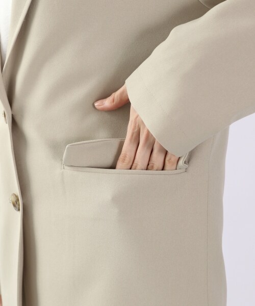 LOWRYS FARM（ローリーズファーム）の「ラナテックテーラードジャケット（ジャケット/アウター・アイボリー/グレーチェック/ブラウンチェック/グリーン）」の22枚目の写真