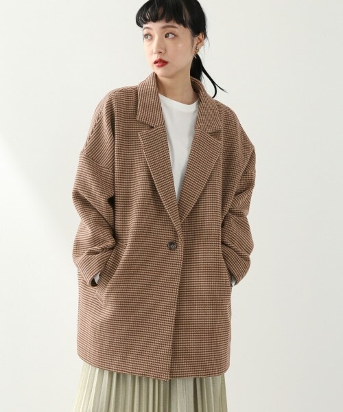 LOWRYS FARM（ローリーズファーム）の「チェックユルジャケット