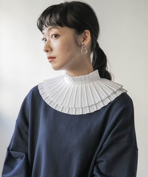 LOWRYS FARM（ローリーズファーム）の「アソート付け襟（ファッション雑貨・オフ/ブラック/プリーツ/刺繍/セーラー）」の3枚目の写真