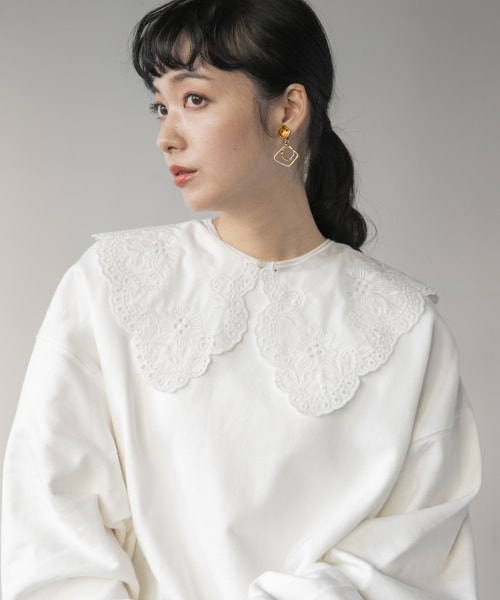 LOWRYS FARM（ローリーズファーム）の「アソート付け襟（ファッション雑貨・オフ/ブラック/プリーツ/刺繍/セーラー）」の4枚目の写真