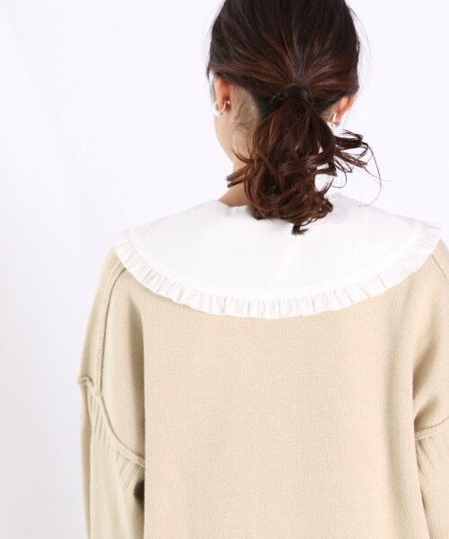 LOWRYS FARM（ローリーズファーム）の「アソート付け襟（ファッション雑貨・オフ/ブラック/プリーツ/刺繍/セーラー）」の8枚目の写真