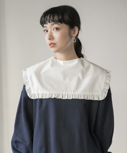 LOWRYS FARM（ローリーズファーム）の「アソート付け襟（ファッション雑貨・オフ/ブラック/プリーツ/刺繍/セーラー）」の5枚目の写真