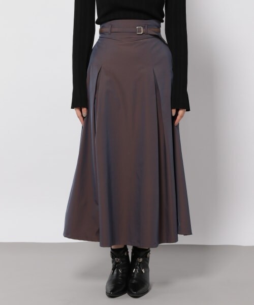 PAGEBOY(ページボーイ)の「シャンブレータックスカート(スカート・モーヴ/グリーン)」の15枚目の写真