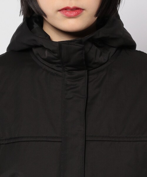 PAGEBOY（ページボーイ）の「ライトナカワタフードブルゾン（ジャケット/アウター・ブラック/オリーブ）」の13枚目の写真