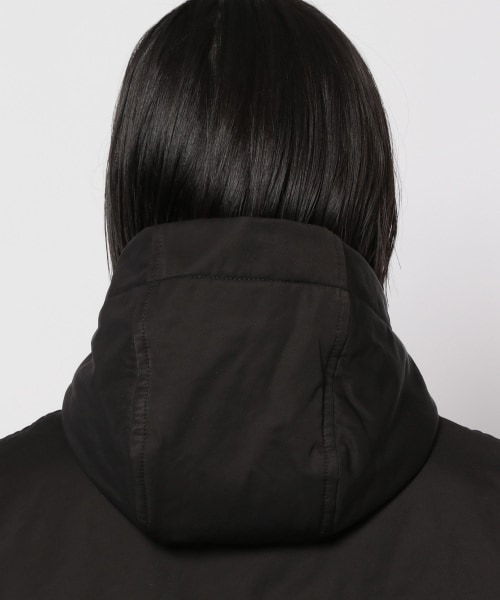 PAGEBOY（ページボーイ）の「ライトナカワタフードブルゾン（ジャケット/アウター・ブラック/オリーブ）」の12枚目の写真