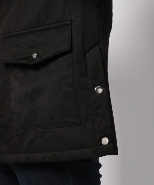 PAGEBOY（ページボーイ）の「ライトナカワタフードブルゾン（ジャケット/アウター・ブラック/オリーブ）」の16枚目の写真