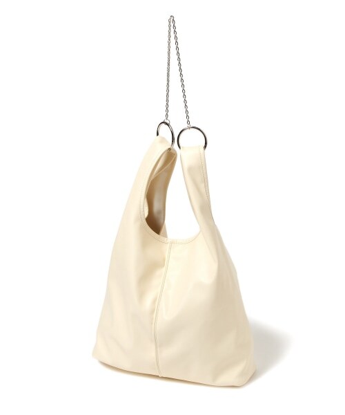 PAGEBOY（ページボーイ）の「ショッパートートバッグ（バッグ・オフホワイト/ブラック）」の19枚目の写真