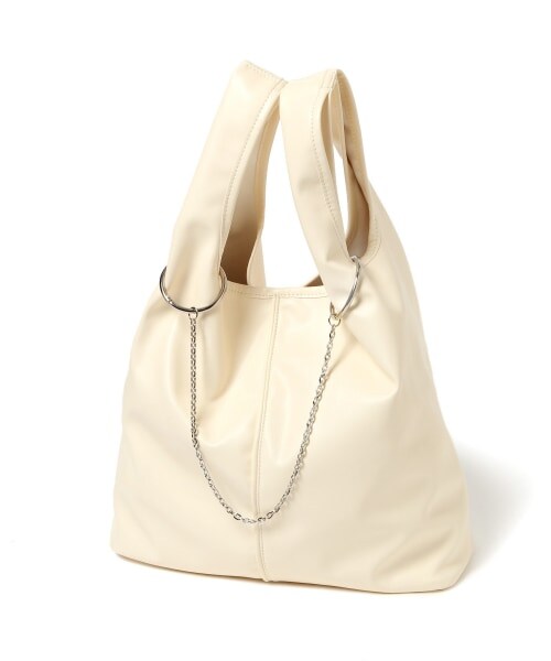 PAGEBOY（ページボーイ）の「ショッパートートバッグ（バッグ・オフホワイト/ブラック）」の13枚目の写真