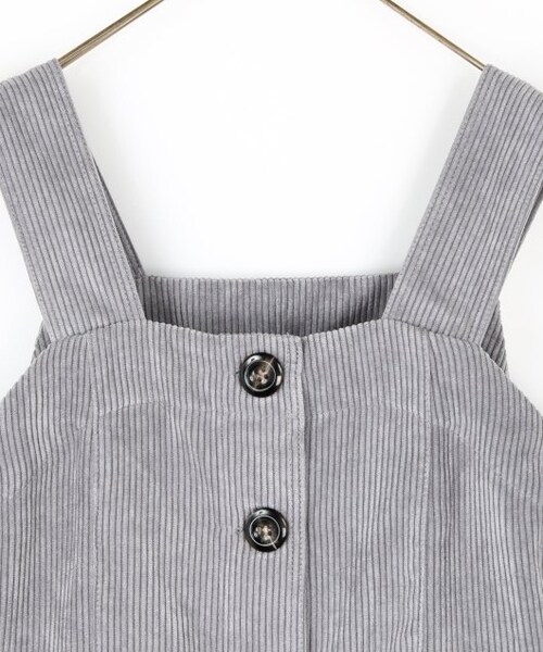 RAY CASSIN(レイカズン)の「Eナイロンコールジャンスカ(ワンピース/ドレス・レディース・ベージュ/グレー/生成・FREE)」の5枚目の写真