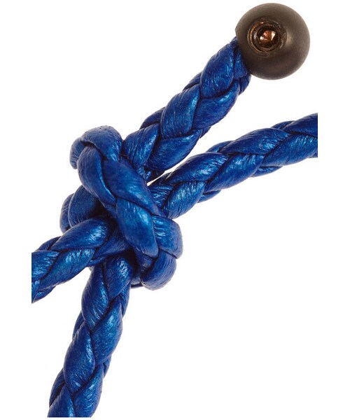 BOTTEGA VENETA(ボッテガヴェネタ)の「Bottega Veneta Intrecciato leather bracelet(ブレスレット・Blue)」の3枚目の写真