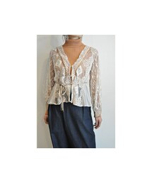 RehersalL | Vネックレースブラウス(シャツ/ブラウス)