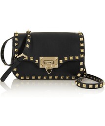 VALENTINO | Valentino The Rockstud leather shoulder bag(ショルダーバッグ)