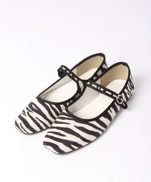 LOWRYS FARM（ローリーズファーム）の「カンフーシューズ（シューズ・ブラック/セブラ/レオパード/パープル）」の6枚目の写真