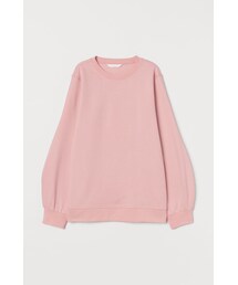 H&M | H&M - MAMA バルーンスリーブスウェットトップス - ピンク (授乳ケープ/授乳クッション)