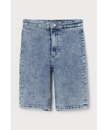 H&M（エイチ・アンド・エム）の「H&M - デニムショートパンツ - ブルー（その他パンツ・キッズ）」