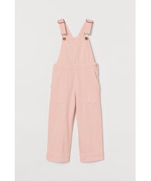 H&M（エイチ・アンド・エム）の「H&M - ワイドオーバーオール - ピンク（その他パンツ・キッズ）」