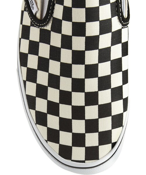 VANS(バンズ)の「Vans Checked canvas slip-on sneakers(スニーカー・Black・US10.5/US7/US9.5/US8.5/US5.5/US9/US6/US6.5/US7.5/US8/US10)」の6枚目の写真