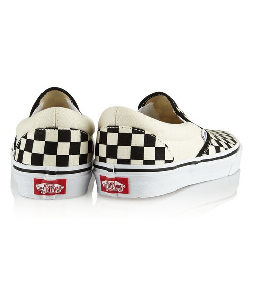 VANS(バンズ)の「Vans Checked canvas slip-on sneakers(スニーカー・Black・US10.5/US7/US9.5/US8.5/US5.5/US9/US6/US6.5/US7.5/US8/US10)」の3枚目の写真