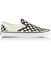 VANS | Vans Checked canvas slip-on sneakers(スニーカー)