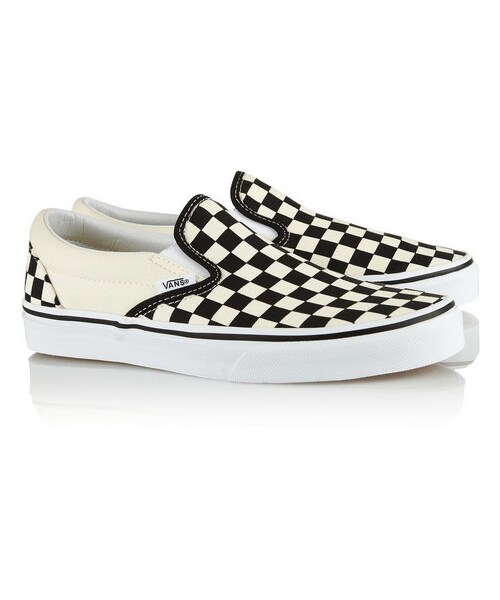 VANS(バンズ)の「Vans Checked canvas slip-on sneakers(スニーカー・Black・US10.5/US7/US9.5/US8.5/US5.5/US9/US6/US6.5/US7.5/US8/US10)」の2枚目の写真