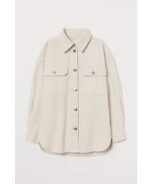 H&M - デニムシャツジャケット - ホワイト