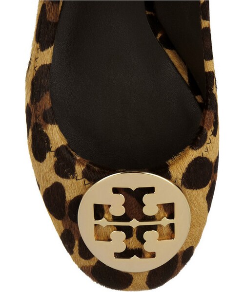 TORY BURCH（トリーバーチ）の「Tory Burch Reva leopard-print calf hair ballet flats（シューズ・Animal Print・US5）」の5枚目の写真