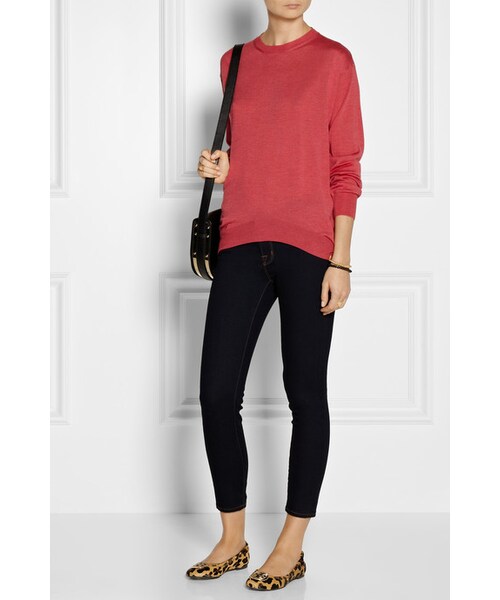 TORY BURCH（トリーバーチ）の「Tory Burch Reva leopard-print calf hair ballet flats（シューズ・Animal Print・US5）」の3枚目の写真