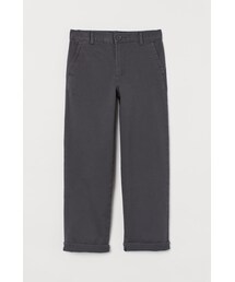 H&M（エイチ・アンド・エム）の「H&M - ストレートフィットチノパンツ - グレー（その他パンツ・キッズ）」