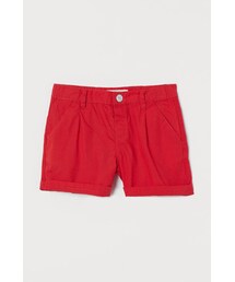 H&M | H&M - コットンショートパンツ - レッド(その他パンツ)