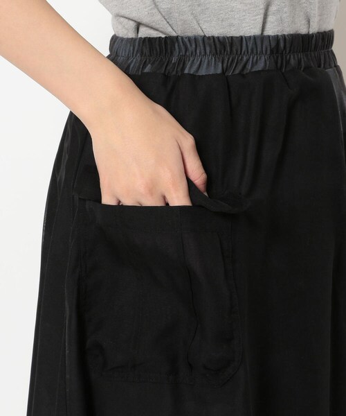 AVIREX（アヴィレックス）の「カモ シフォンコンビ レイヤードスカート/ CAMO CHIFFON COMBI LAYERED SKIRT（スカート・WHITE/CAMO/CHARCOL/CAMO/OLIVE/CAMO・F）」の5枚目の写真