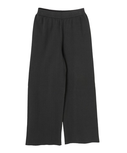 AMERICAN HOLIC（アメリカンホリック）の「総針ニットワイドパンツ（パンツ・チャコールグレー/ライトベージュ・M/L）」の18枚目の写真