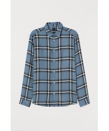 H&M - レギュラーフィットシャツ - ブルー