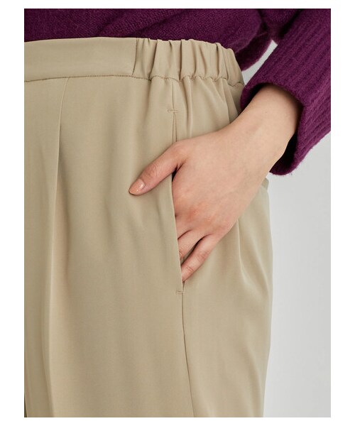 AMERICAN HOLIC（アメリカンホリック）の「センタープレスストレートパンツ（パンツ・ブラック/ライトピンク/ベージュ・S/M/L）」の5枚目の写真