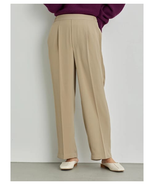 AMERICAN HOLIC（アメリカンホリック）の「センタープレスストレートパンツ（パンツ・ブラック/ライトピンク/ベージュ・S/M/L）」の19枚目の写真