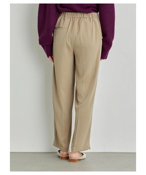 AMERICAN HOLIC（アメリカンホリック）の「センタープレスストレートパンツ（パンツ・ブラック/ライトピンク/ベージュ・S/M/L）」の4枚目の写真