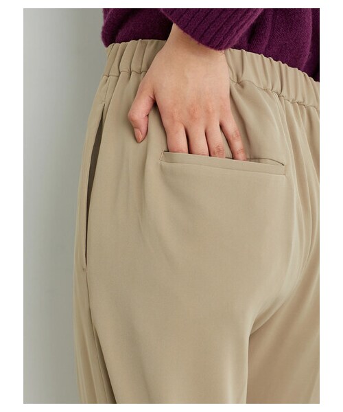 AMERICAN HOLIC（アメリカンホリック）の「センタープレスストレートパンツ（パンツ・ブラック/ライトピンク/ベージュ・S/M/L）」の6枚目の写真