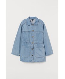 H&M - オーバーサイズデニムジャケット - ブルー